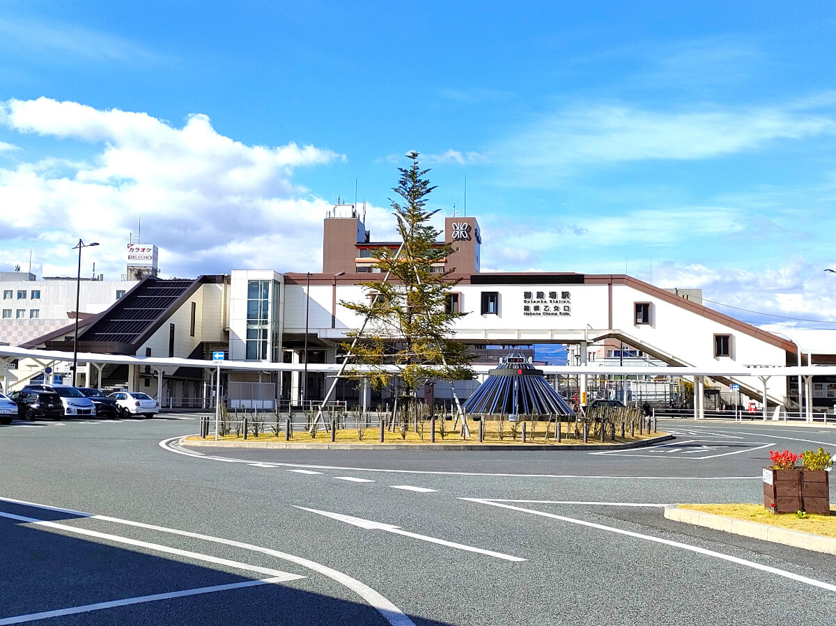 御殿場駅 乙女口の階段は2つ