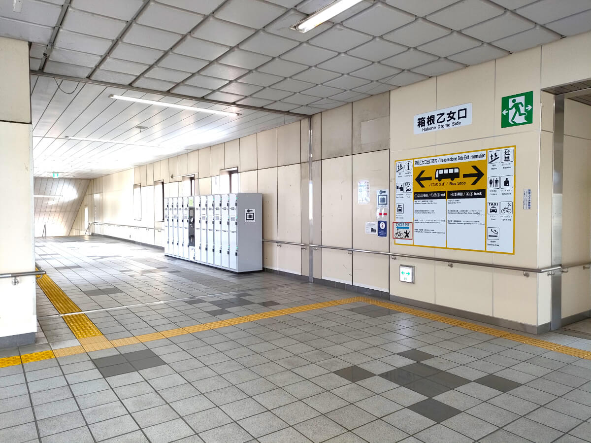 御殿場駅 乙女口のコインロッカー
