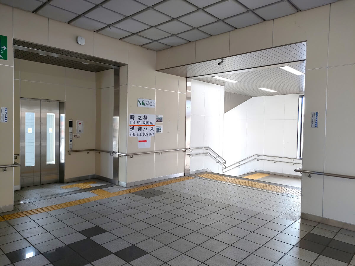 御殿場駅 乙女口　階段