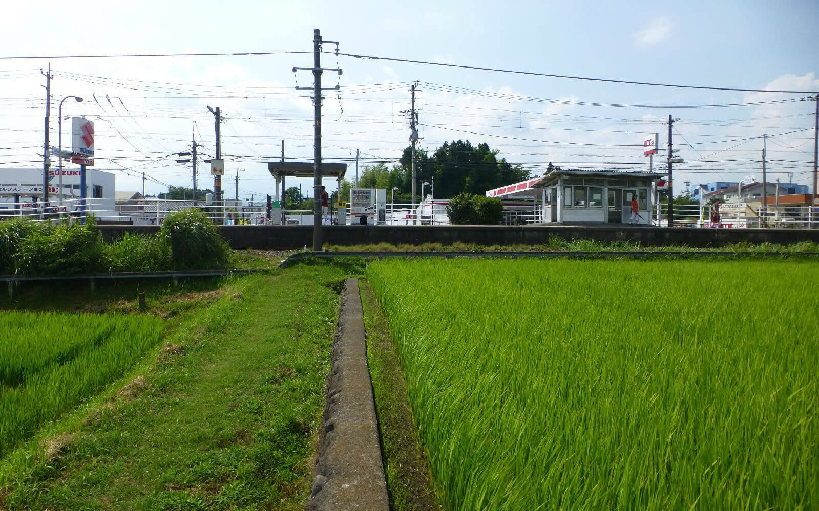 南御殿場駅 田園側からの眺め
