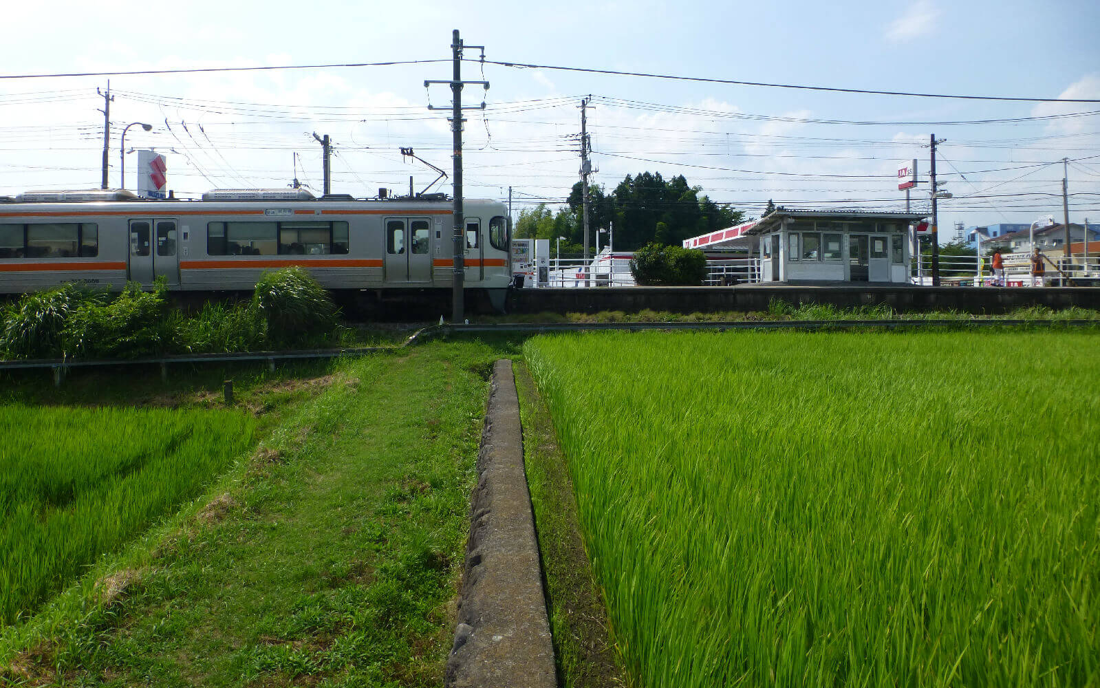 南御殿場駅と電車