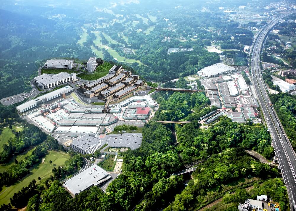 御殿場 アウトレット 鳥瞰図イメージ
