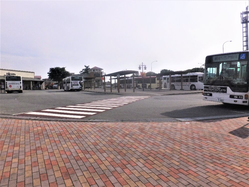 御殿場 アウトレット ウエストゾーン バスターミナル