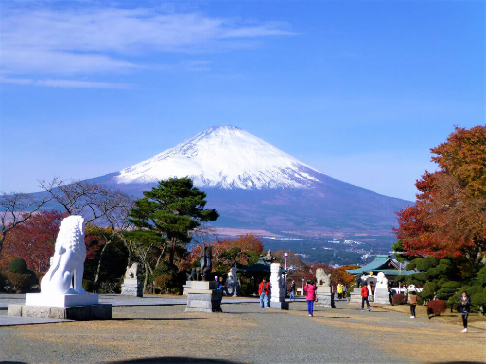 仏舎利塔前から