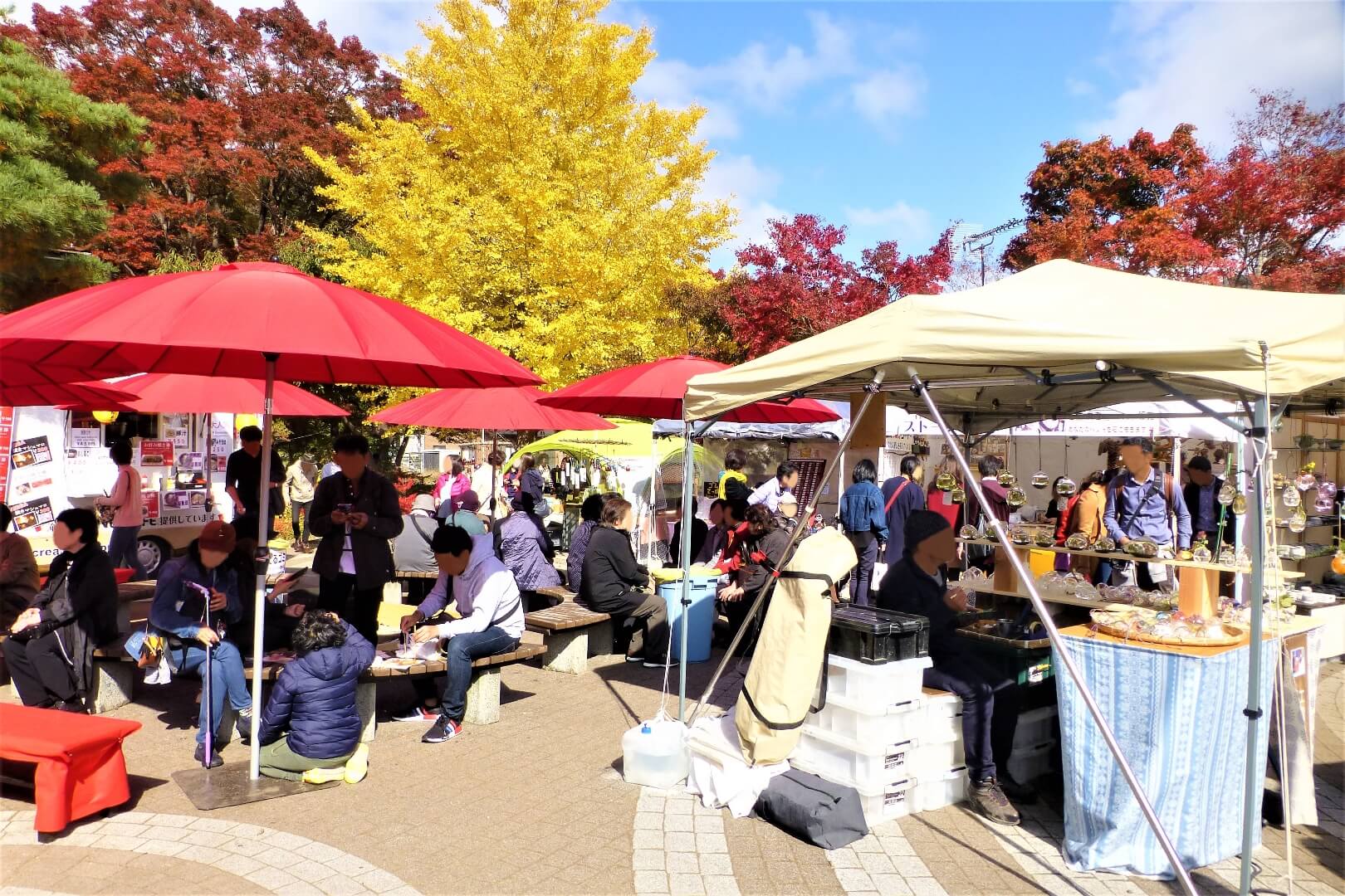 河口湖紅葉まつり 出店