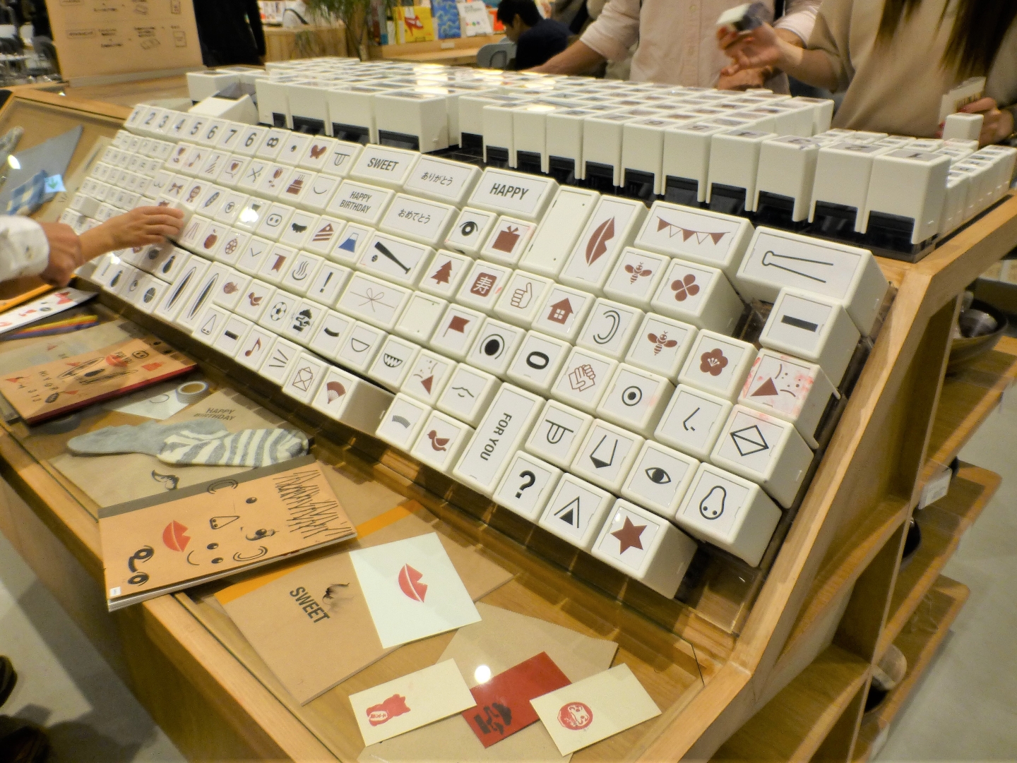 ららぽーと沼津 無印良品 スタンプコーナー