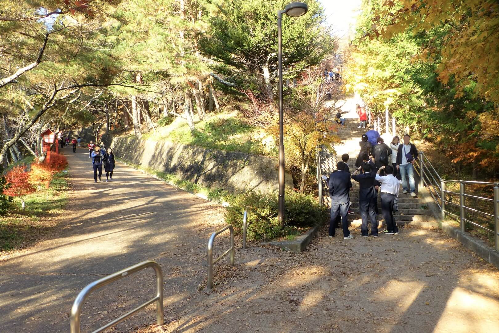 新倉山浅間公園 坂道